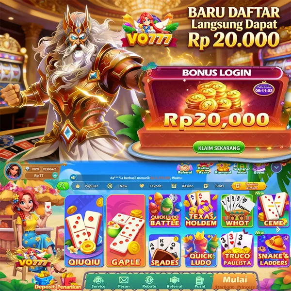 V0777 Bonus Member Baru 100%